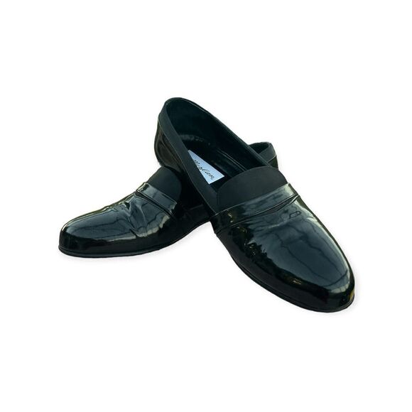 Mezlan Mirage Black Patten Leather Formal Slip On dress Shoes Size 8.5M - Picture 12 of 12